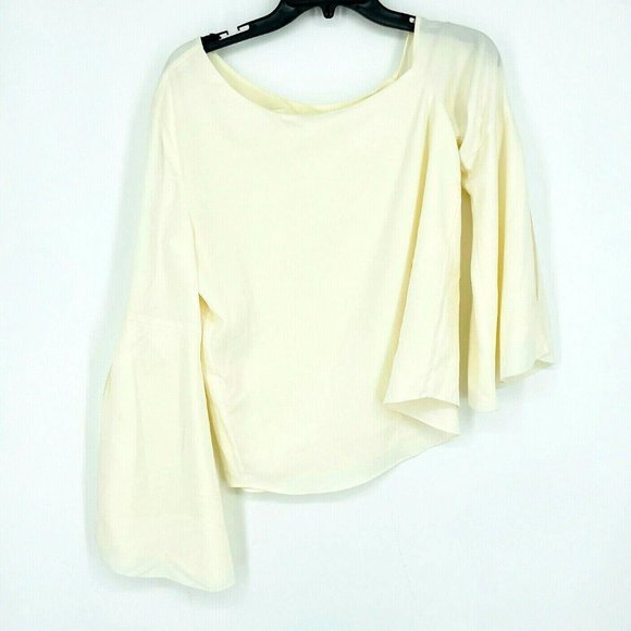 cooper & ella Tops - Cooper & Ella Women Asymmetrical Blouse Top XS NEW